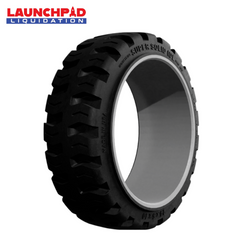 18x9x12-1/8 Tires Super Solid IDL Forklift Heavy Duty Press-on Traction Tire