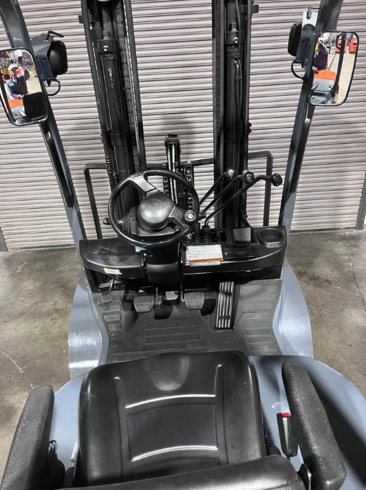 2015 Toyota 6k Diesel Forklift w/Side Shift & Solid Pneumatic Traction Tires!