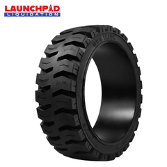 21X6X15 Tires Wide Track Solid Forklift Press-on Tire Heavy Duty Traction Tire