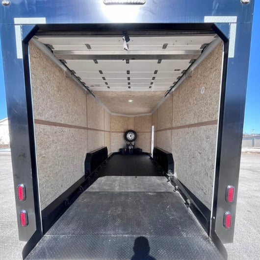 2023 24' Tri Axle “No Ramp” Enclosed Hydraulic Utility Trailer 21,000 GVWR / 15,000 Payload