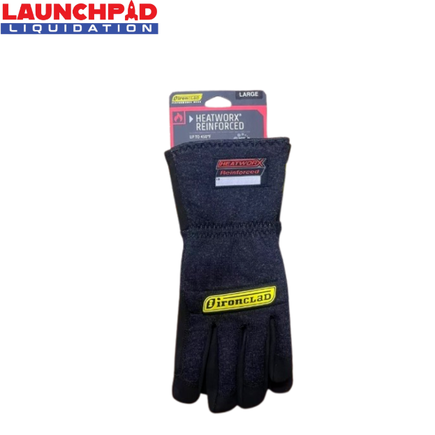 Heatwork Reinforced Mechanic Heat Resistant Working Gloves Ironclad Large