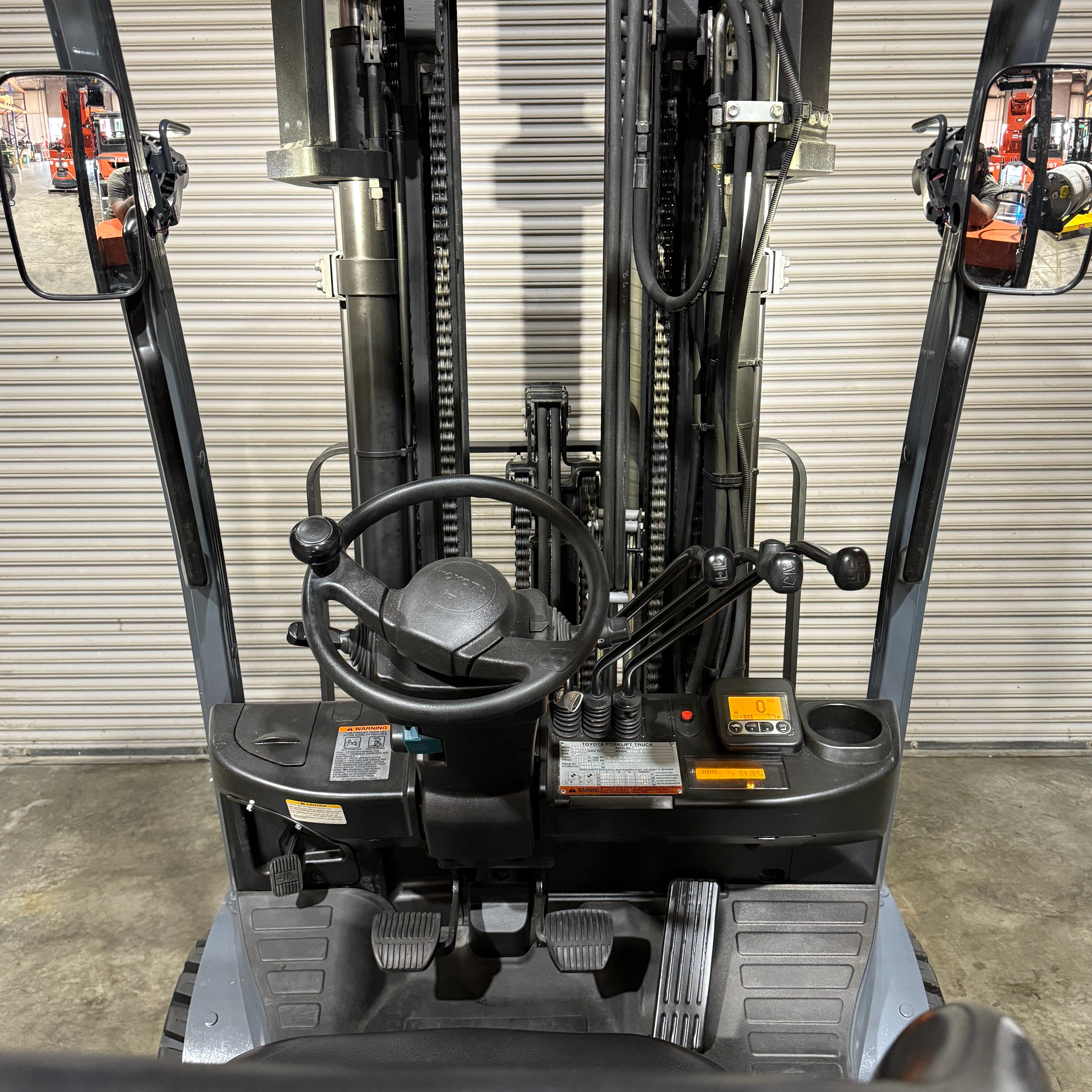 2016 Toyota Forklift w/Quad Mast, Side Shift & New Traction Tires!