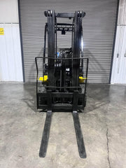 2014 Komatsu 5k Pneumatic Indoor/Outdoor Construction Forklift w/Triple Mast & Side Shift