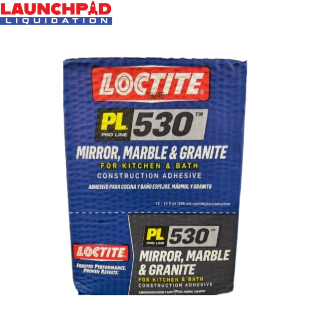 Loctite PL 530 Mirror Marble and Granite Construction Adhesive (12 Tubes/Box)