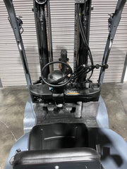 2019 Toyota Diesel Forklift 8FDU32 w/Side Shifting Fork Positioner & Solid Pneumatic Tires!