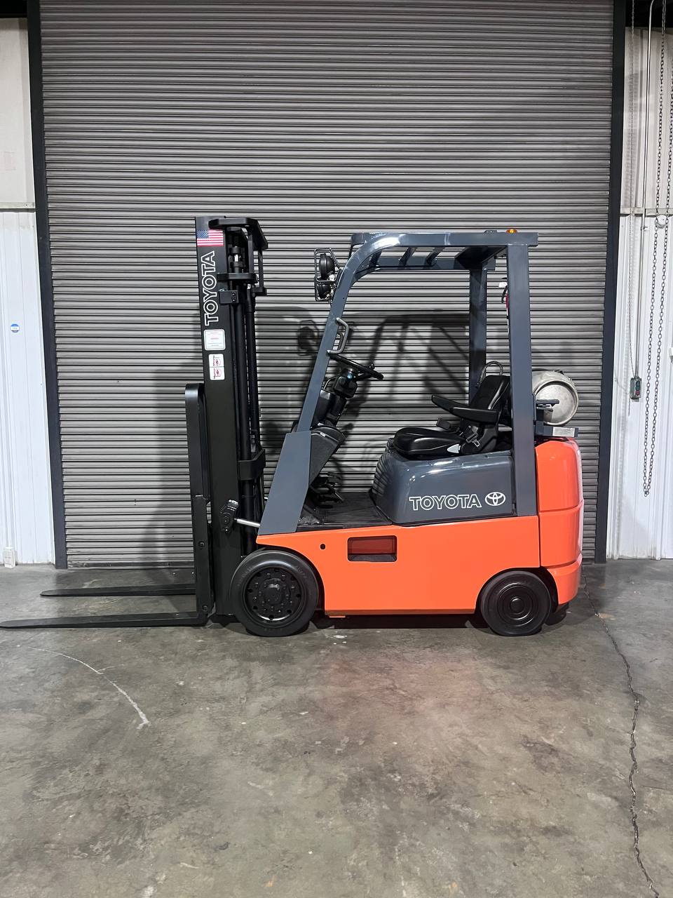 2003 Toyota 3k Outdoor Pneumatic Forklift (7FGU15) w/Brand New Cushion Tires