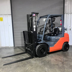 2017 Toyota 5k Outdoor Pneumatic Forklift (8FGU25) w/Side Shifting Fork Positioner!