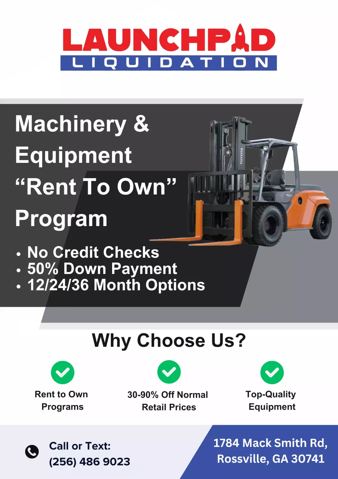 Forklift Battery 12-125-13 (Refurbished with 2-year warranty)